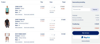 2+1 gratis op alle kleding + schoenen tijdens de Asics Outlet