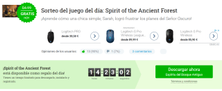 Juego Spirit of the Ancient Forest, GRATIS por tiempo limitado
