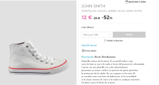 Zapatillas John Smith 412 I por 12€