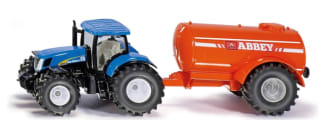 Siku 1:50 Traktor met 1-assige vacuum tankwagen voor €14,90 bij Smythstoys