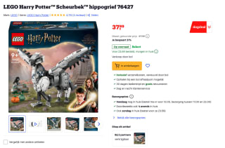 LEGO Harry Potter™ Scheurbek™ hippogrief 76427 voor 37,99 euro