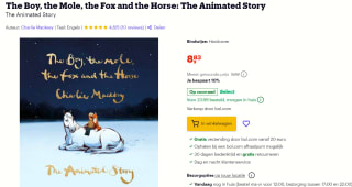 The Boy, the Mole, the Fox and the Horse: The Animated Story Hardcover voor €8,83 bij Bol.com