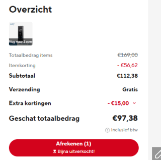 eufy Security E340 Video Deurbel voor €97,38 dmv code bij Aliexpress