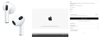 Apple AirPods (3ª generación) por 139€