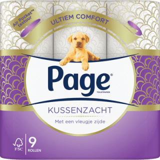 Page Toiletpapier compleet schoon of kussenzacht voor € 1,99 bij de Dekamarkt