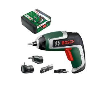Atornillador Bosch Home and Garden a batería compacto IXO, 7.ª generación; 3.6 V; 2.0 Ah; 5.5 Nm set incluye accesorios a 55,99€
