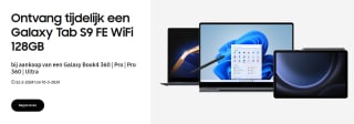 Gratis Samsung Galaxy tab S9FE bij aankoop van Book4