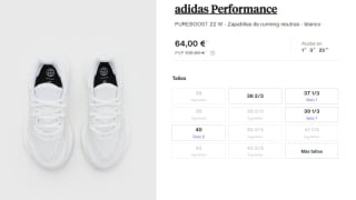 Zapatillas de Running para Mujer adidas PUREBOOST 22 W por 64€