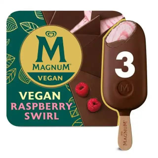 Score 3 Magnum vegan raspberry swirl at Heron Foods Grimsby for £1