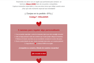 21% de descuento desde Cewe