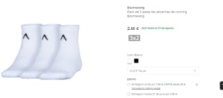 9 pares de calcetines de running - Boomerang por 5.90€
