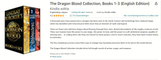 The Dragon Blood Collection, Books 1-3 (English Edition) Kindle-editie gratis bij Amazon