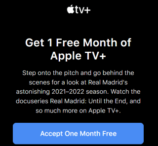 1 maand Apple TV+ gratis