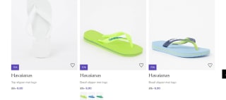 Tot 70% korting op kinder Havaianas bij de Bijenkorf