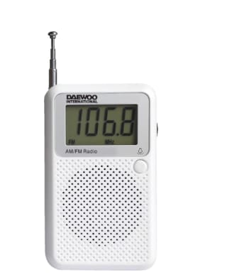 Radio portátil Daewoo DRP-115 AM/FM Digital por 11.45€
