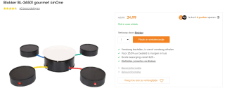 Blokker BL-26501 gourmet 4inOne voor €34,99
