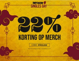 22% korting op alle Merchandise bij Impericon