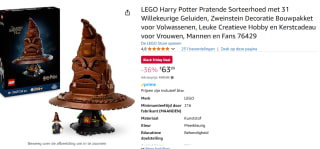 Lego Pratende Sorteerhoed (76429) voor €63,99 bij Amazon
