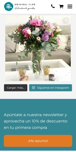 -10% por suscribirnos a la Newsletter de Original Flor.