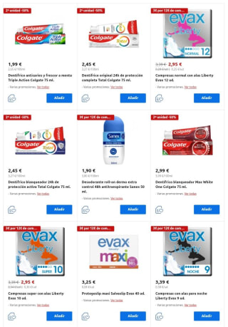 -3€ por cada 12€ de compra en Perfumería y Belleza desde Carrefour.