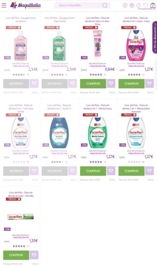 -15% en Licor del Polo dedde Maquillalia.