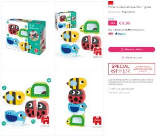 Juegos Goula - Baby Shapes (varios modelos) por 9,99€