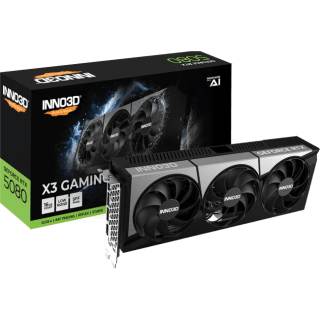 INNO3D GeForce RTX 5080 X3 GAMING OC videokaart voor €1.249 bij Uwgamespecialist