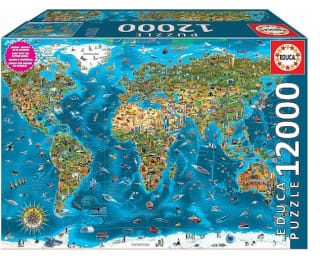 Maravillas del Mundo, Puzzle Gigante de 12000 Piezas marca Educa por 60€