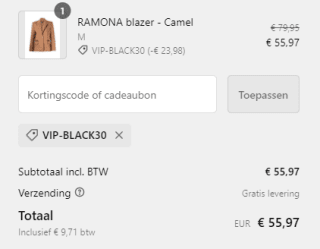 30% korting op Autumn/Winter-collectie bij NÜ Denmark