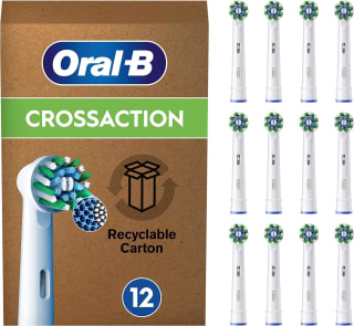 Oral-B Pro CrossAction Opzetborstels 12 stuks voor €24,49 bij Amazon