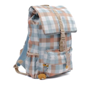Mochila Escolar Grande Cottage Blue Checks Fabelab por 17.99€