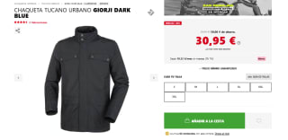 Chaqueta Tucano Urbano Giorji Dark por 30,95€