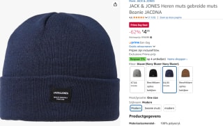 JACK & JONES Muts Jacdna noos voor €4,94 met Amazon prime