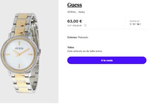 Reloj para Mujer Guess SPIRAL por 63€