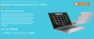 Lenovo IdeaPad 3 CB 14M836 (82KN002NMH0) 14" Chromebook voor €199 bij Lenovo