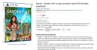 Juego Garden Life PS5 versión española por 9,62€