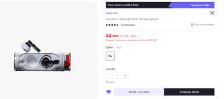 Auriculares Nothing Ear Stick por 45€