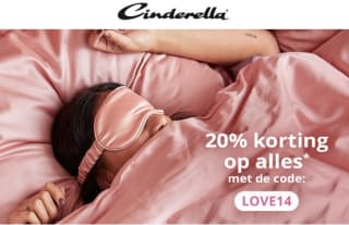 20% korting op de hele collectie van Cinderella