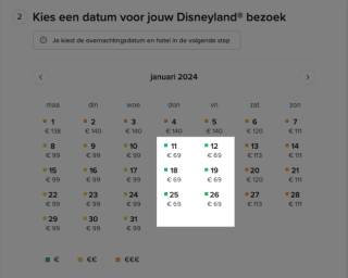 Disneyland Parijs entree + Hotelovernachting voor 69 euro p.p. ( 2-personen)
