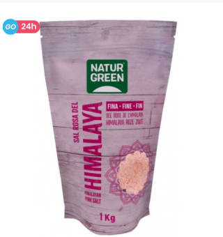 Sal del Himalaya Fina 1kg Naturgreen por 3,02€
