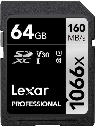 Tarjeta SDXC Lexar 64GB por $264 en Amazon