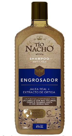 Shampoo Tío Nacho engrosador 415 ml por $61