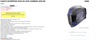 Casco de Moto Scorpion Exo R1 Evo Carbon Air MG. por 269€