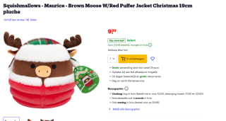 Diverse Kerst Squishmallows voor €9,99 bij Bol