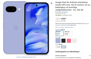 Google Pixel 9a 256GB Paars voor €499 bij Amazon