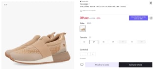 Gioseppo zapatillas Slip- On por 27,92€