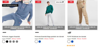 20% Extra descuento en tus compras en JD Sports precios muy bajos