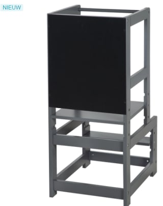 roba Leertoren met schoolbord antraciet voor €81,06dmv code bij Pinkorblue