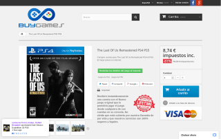 The Last Of Us Remastered PS4 PS5 por 8,74€