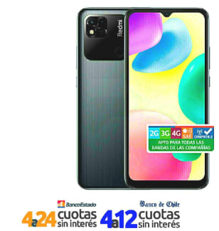 Smartphone Redmi 10A 64GB/3GB por $87.290